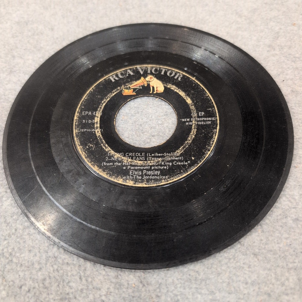 Elvis Presley King‎ Creole RCA Victor EPA 4319 45 RPM EP Vinyl Record 1958 - Picture 3 of 4